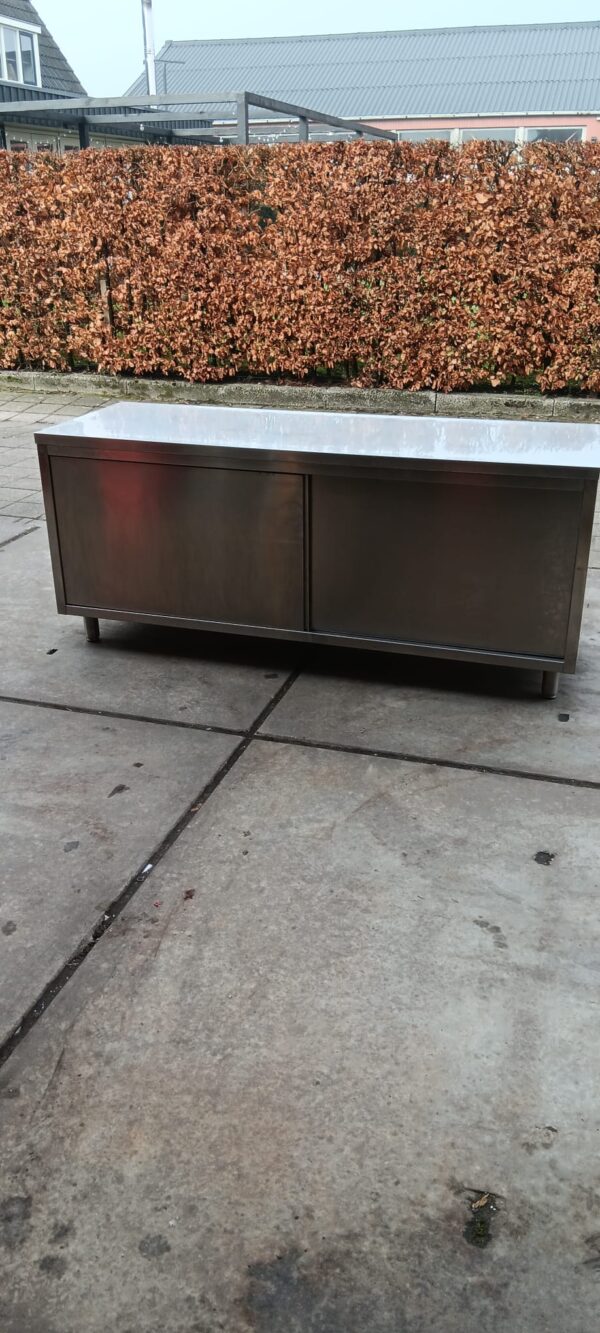 Werktafel 200x70x90 met schuifdeuren - Afbeelding 3