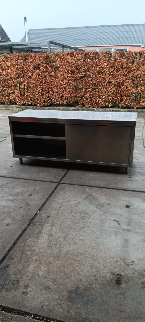 Werktafel 200x70x90 met schuifdeuren - Afbeelding 2
