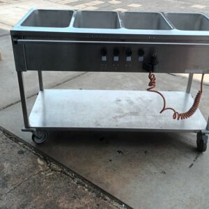 Bain marie geschikt voor  4 x 1/1 GN bakken