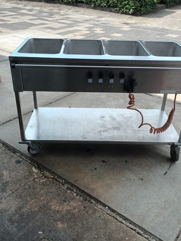 Bain marie geschikt voor  4 x 1/1 GN bakken