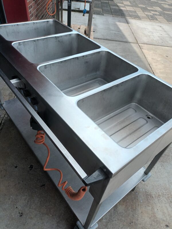 Bain marie geschikt voor  4 x 1/1 GN bakken - Afbeelding 2