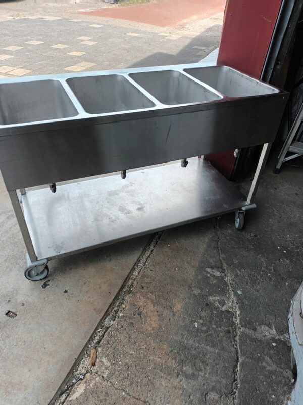 Bain marie geschikt voor  4 x 1/1 GN bakken - Afbeelding 4