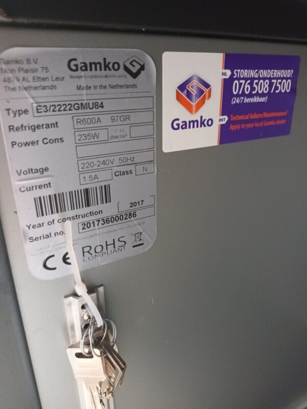 Barkoeler Merk Gamko Stekkerklaar 220V/50Hz. - Afbeelding 5