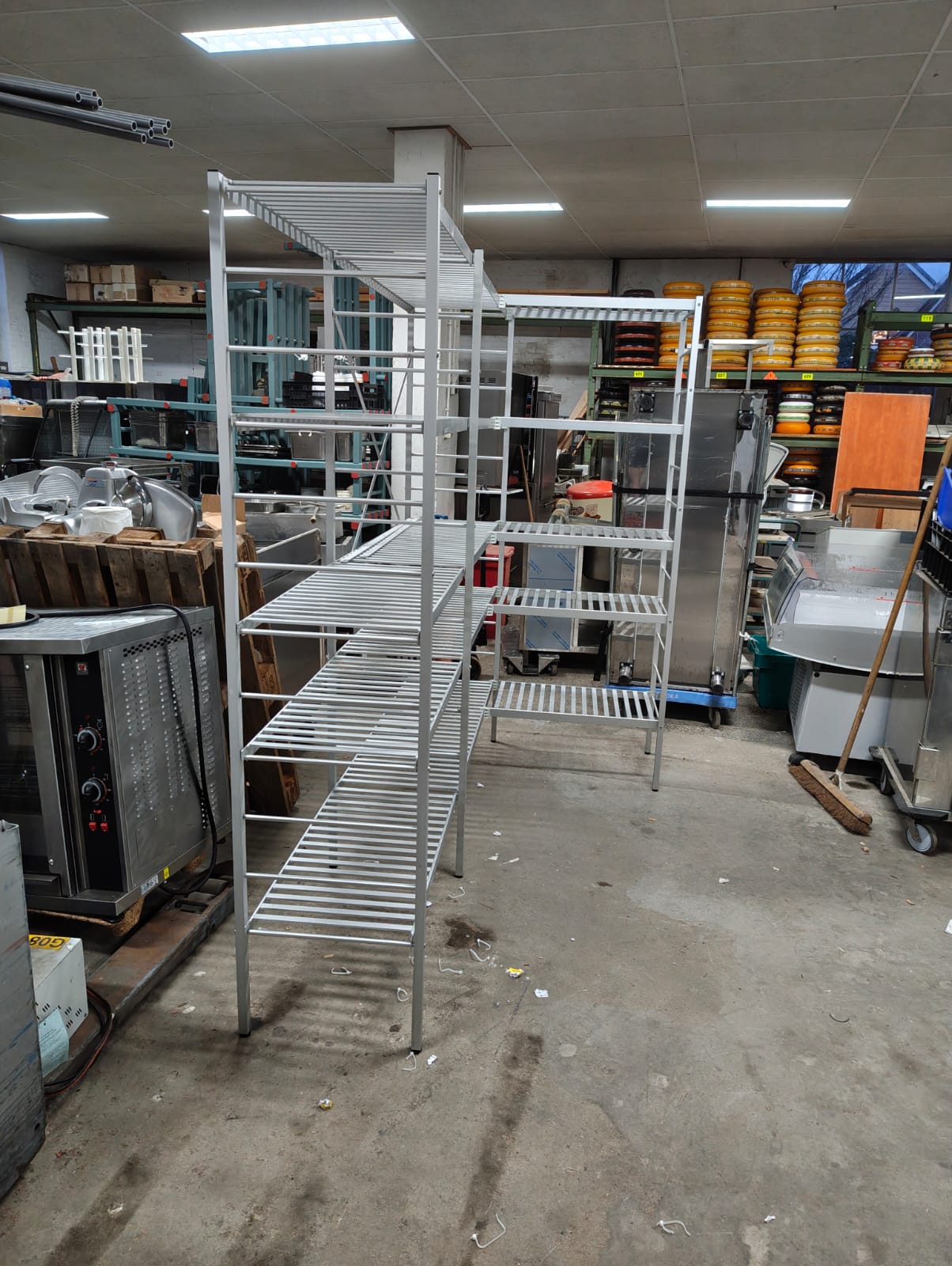 Aluminium stellingen koelcel - Afbeelding 2